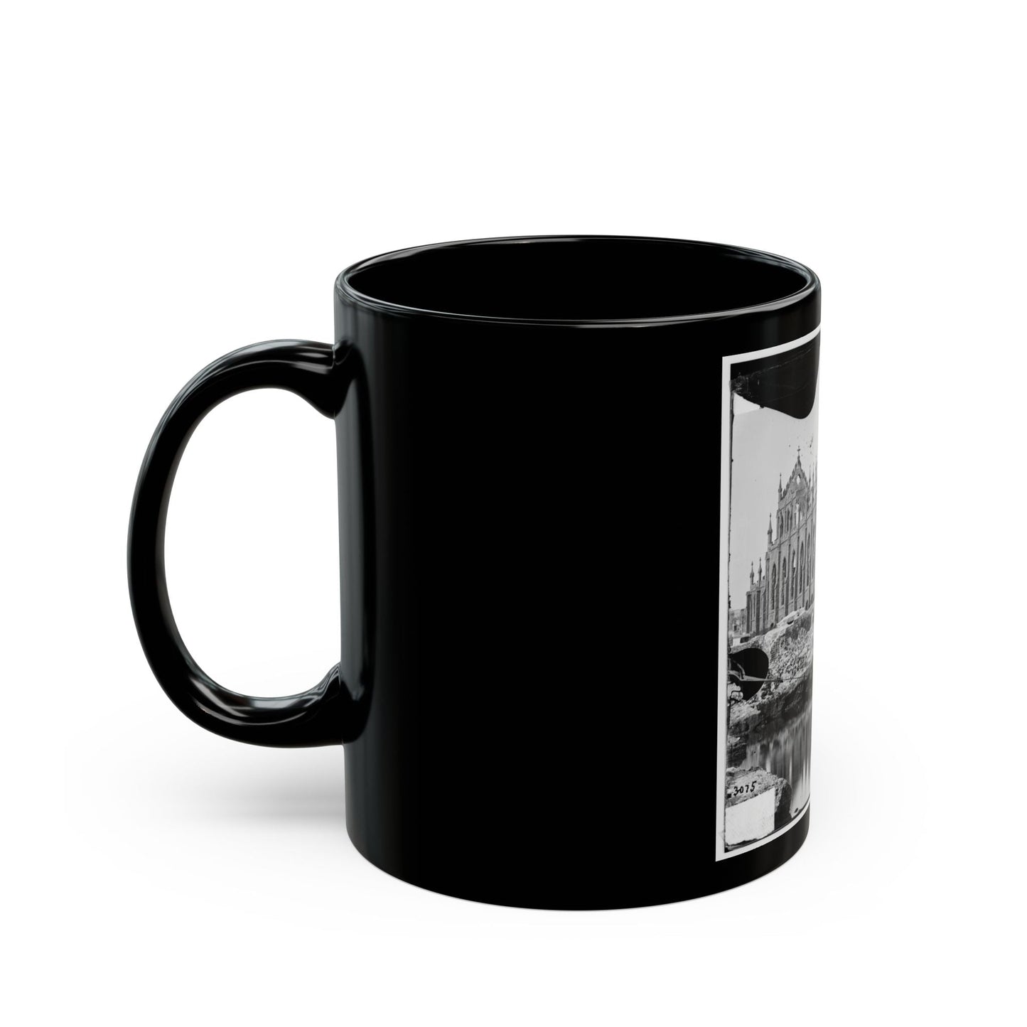 Charleston, S.C. Cathedral Of St. John And St. Finbar; Another View (U.S. Civil War) Black Coffee Mug