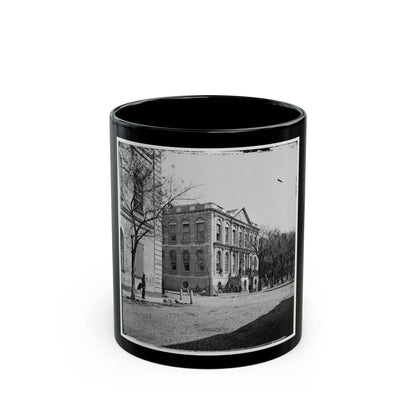 Charleston, S.C. City Hall (80 Broad Street) (U.S. Civil War) Black Coffee Mug