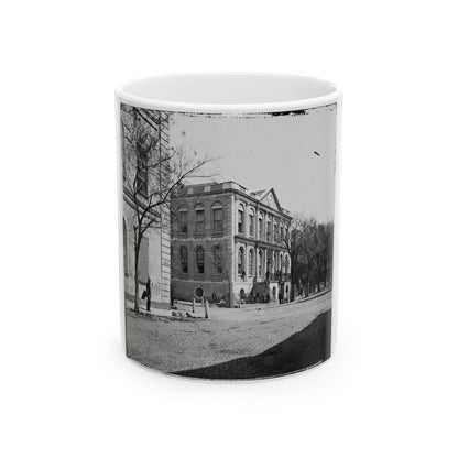 Charleston, S.C. City Hall (80 Broad Street) (U.S. Civil War) White Coffee Mug