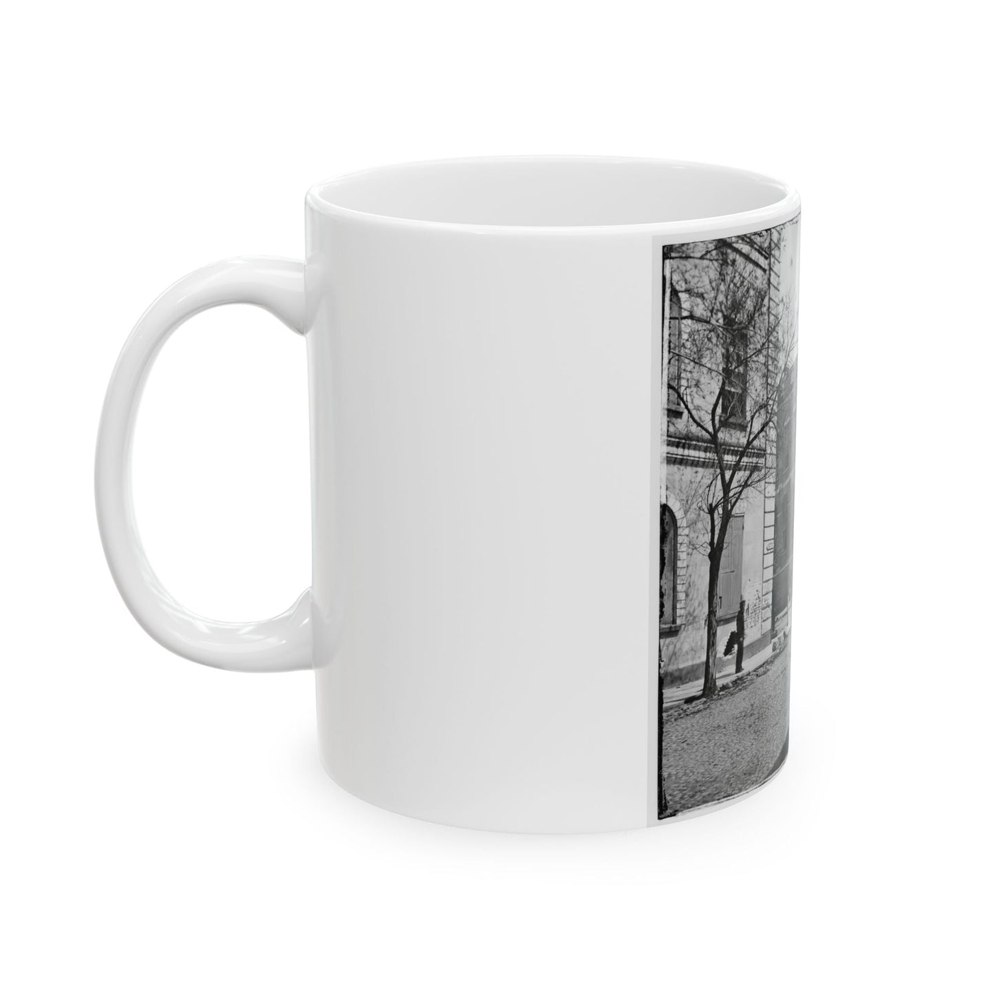 Charleston, S.C. City Hall (80 Broad Street) (U.S. Civil War) White Coffee Mug