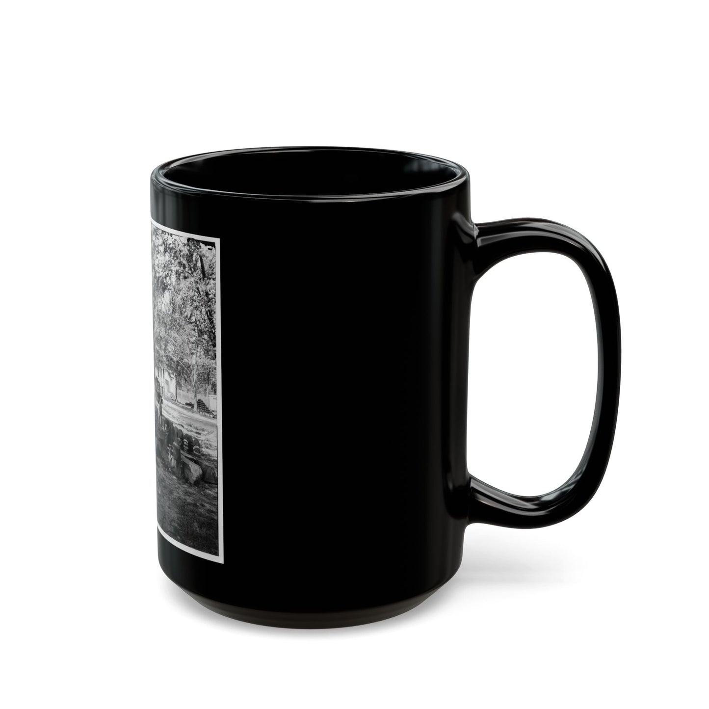 Charleston, S.C. Confederate Torpedoes, Shot, And Shell In The Arsenal Yard (U.S. Civil War) Black Coffee Mug