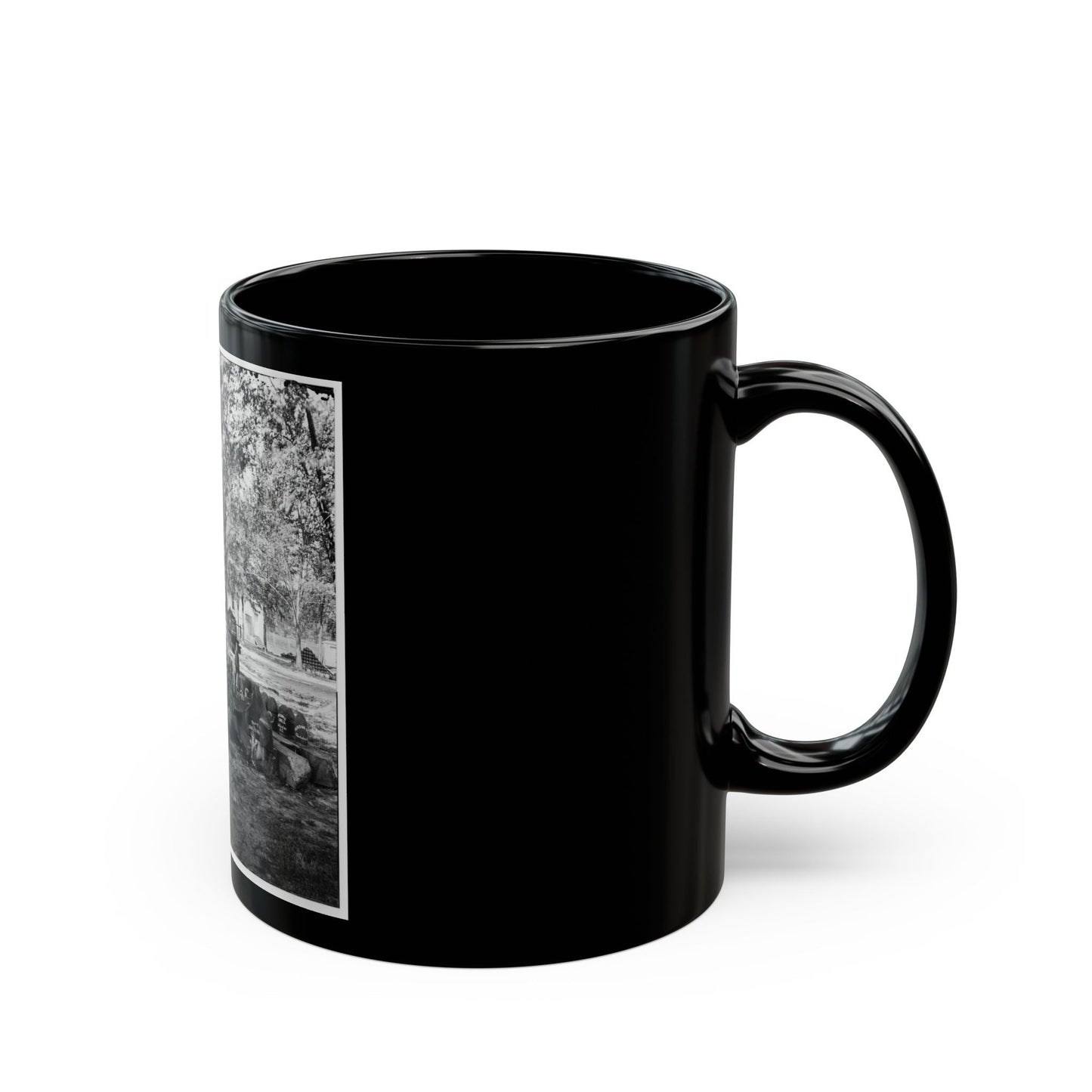 Charleston, S.C. Confederate Torpedoes, Shot, And Shell In The Arsenal Yard (U.S. Civil War) Black Coffee Mug