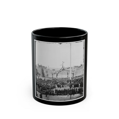 Charleston, S.C. Crowd Inside Fort Sumter; Another View (U.S. Civil War) Black Coffee Mug