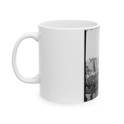 Charleston, S.C. Crowd Inside Fort Sumter; Another View (U.S. Civil War) White Coffee Mug