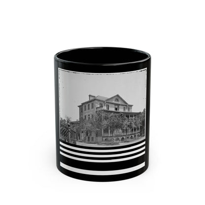 Charleston, S.C. Ex-Governor William Aiken's House (48 Elizabeth Street) (U.S. Civil War) Black Coffee Mug