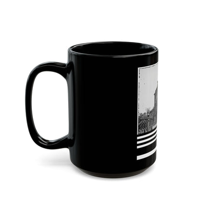 Charleston, S.C. Ex-Governor William Aiken's House (48 Elizabeth Street) (U.S. Civil War) Black Coffee Mug