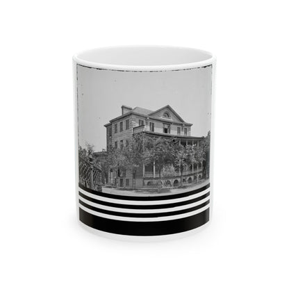 Charleston, S.C. Ex-Governor William Aiken's House (48 Elizabeth Street) (U.S. Civil War) White Coffee Mug