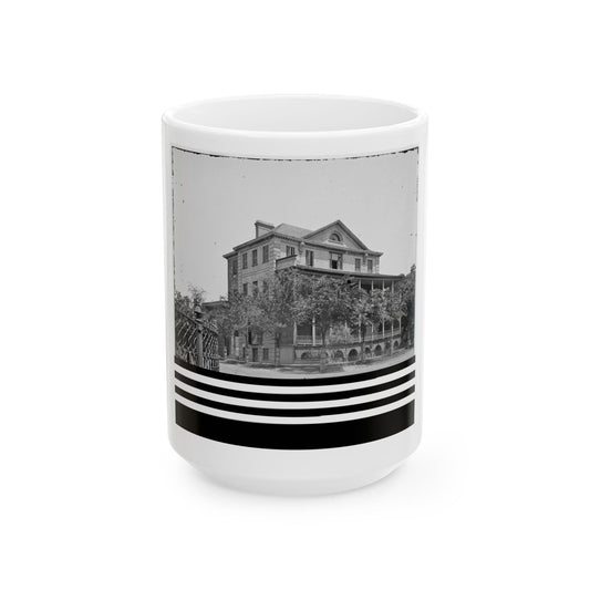 Charleston, S.C. Ex-Governor William Aiken's House (48 Elizabeth Street) (U.S. Civil War) White Coffee Mug