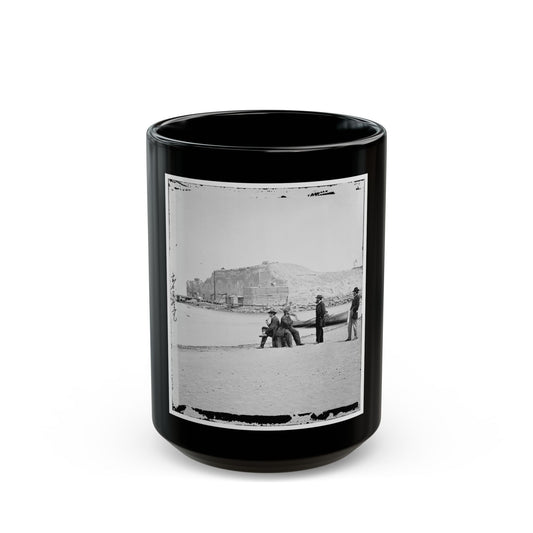 Charleston, S.C. Fort Sumter, From The Sand-Bar (U.S. Civil War) Black Coffee Mug