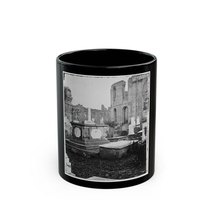 Charleston, S.C. Graveyard Of The Ruined Circular Church (U.S. Civil War) Black Coffee Mug