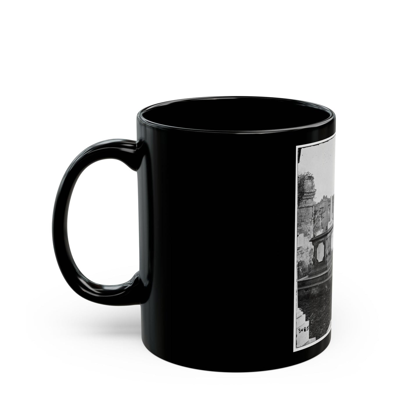 Charleston, S.C. Graveyard Of The Ruined Circular Church (U.S. Civil War) Black Coffee Mug