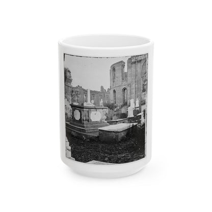 Charleston, S.C. Graveyard Of The Ruined Circular Church (U.S. Civil War) White Coffee Mug