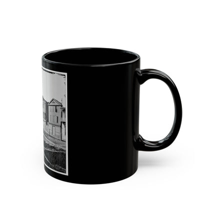 Charleston, S.C. Hibernian Hall (With Columns; 105 Meeting Street), Place Of Meeting After The Burning Of Secession Hall (U.S. Civil War) Black Coffee Mug