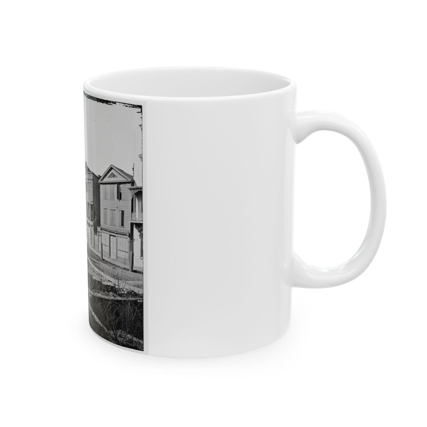 Charleston, S.C. Hibernian Hall (With Columns; 105 Meeting Street), Place Of Meeting After The Burning Of Secession Hall (U.S. Civil War) White Coffee Mug