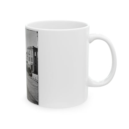 Charleston, S.C. Houses On The Battery; The Nearest Is Burned Out (U.S. Civil War) White Coffee Mug