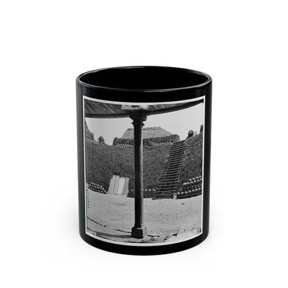 Charleston, S.C. Interior View Of Castle Pinckney (U.S. Civil War) Black Coffee Mug