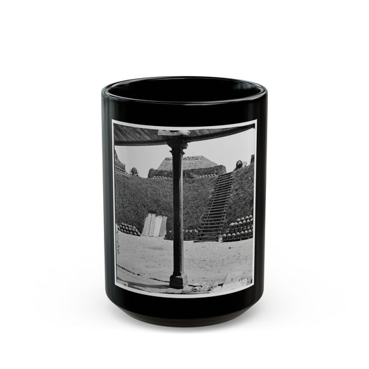 Charleston, S.C. Interior View Of Castle Pinckney (U.S. Civil War) Black Coffee Mug