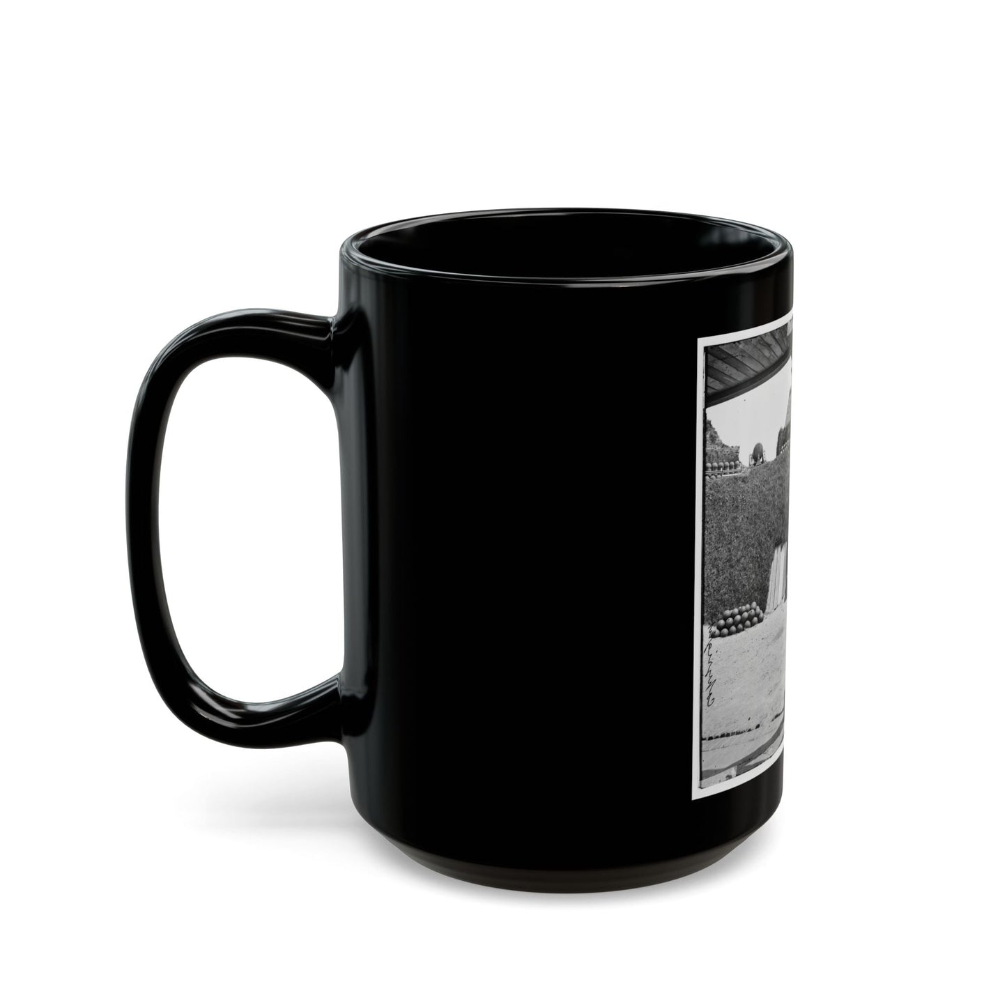 Charleston, S.C. Interior View Of Castle Pinckney (U.S. Civil War) Black Coffee Mug