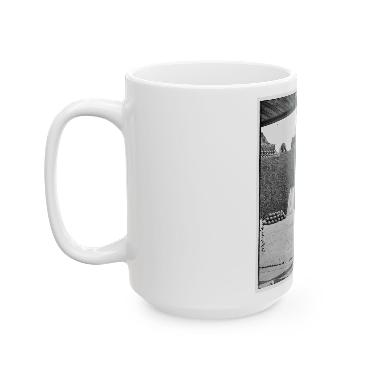 Charleston, S.C. Interior View Of Castle Pinckney (U.S. Civil War) White Coffee Mug