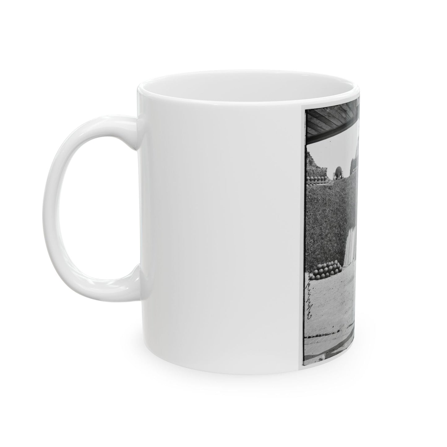 Charleston, S.C. Interior View Of Castle Pinckney (U.S. Civil War) White Coffee Mug