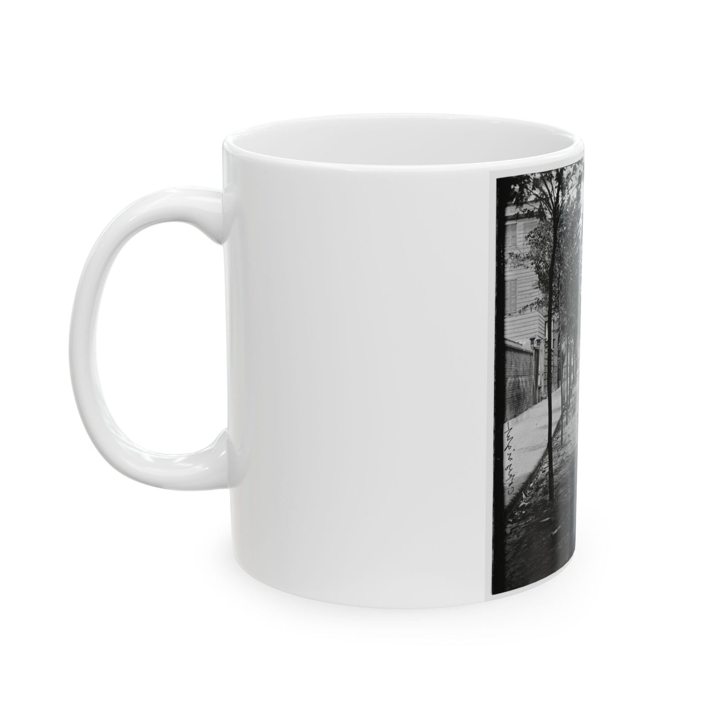 Charleston, S.C. Meeting Street, Near Broad; St. Michael's Church In Middle Distance (U.S. Civil War) White Coffee Mug