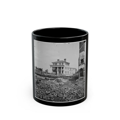 Charleston, S.C. O'connor House (180 Broad Street), In Which Union Officers Were Confined Under Fire (U.S. Civil War) Black Coffee Mug