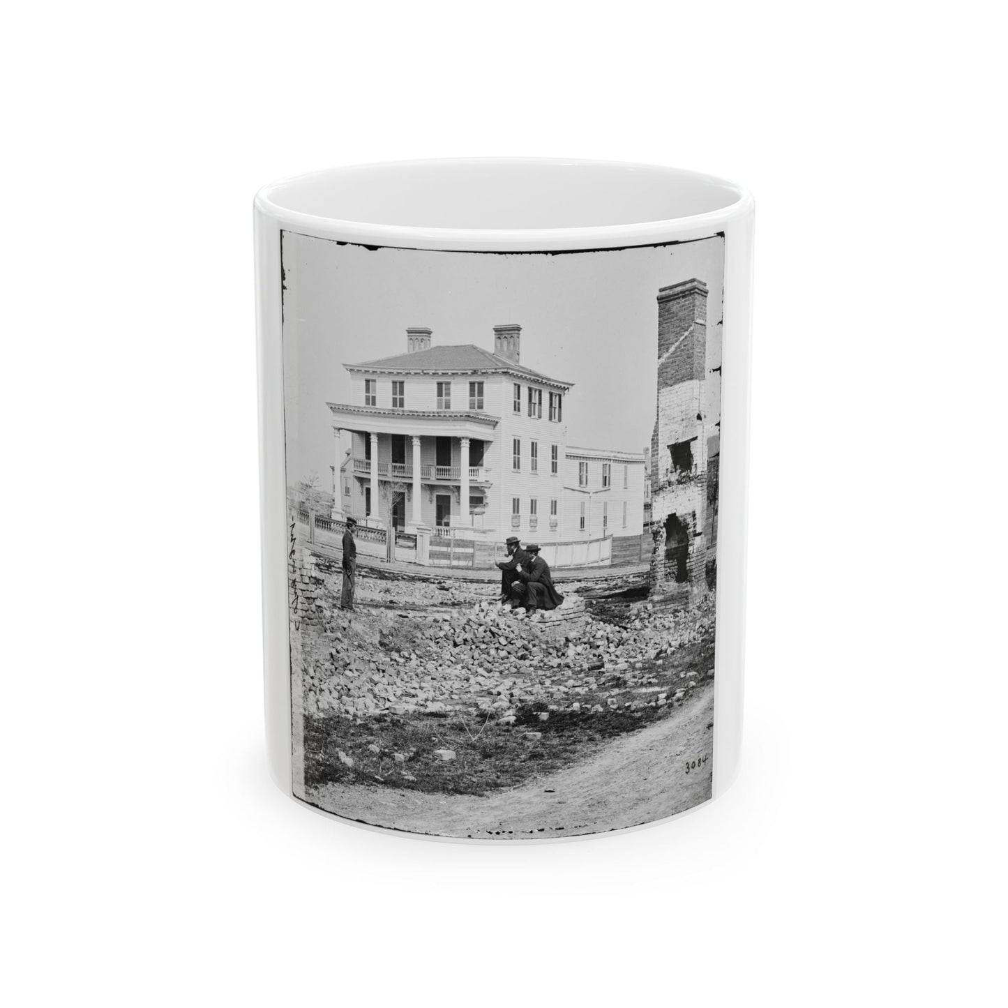 Charleston, S.C. O'connor House; Another View (U.S. Civil War) White Coffee Mug