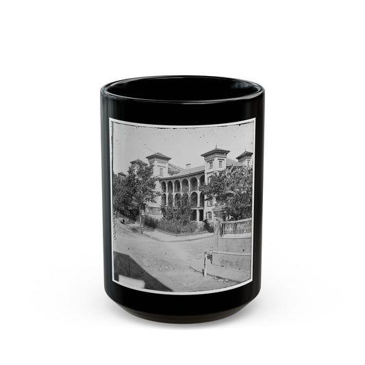 Charleston, S.C. Roper's Hospital; A Closer View (U.S. Civil War) Black Coffee Mug