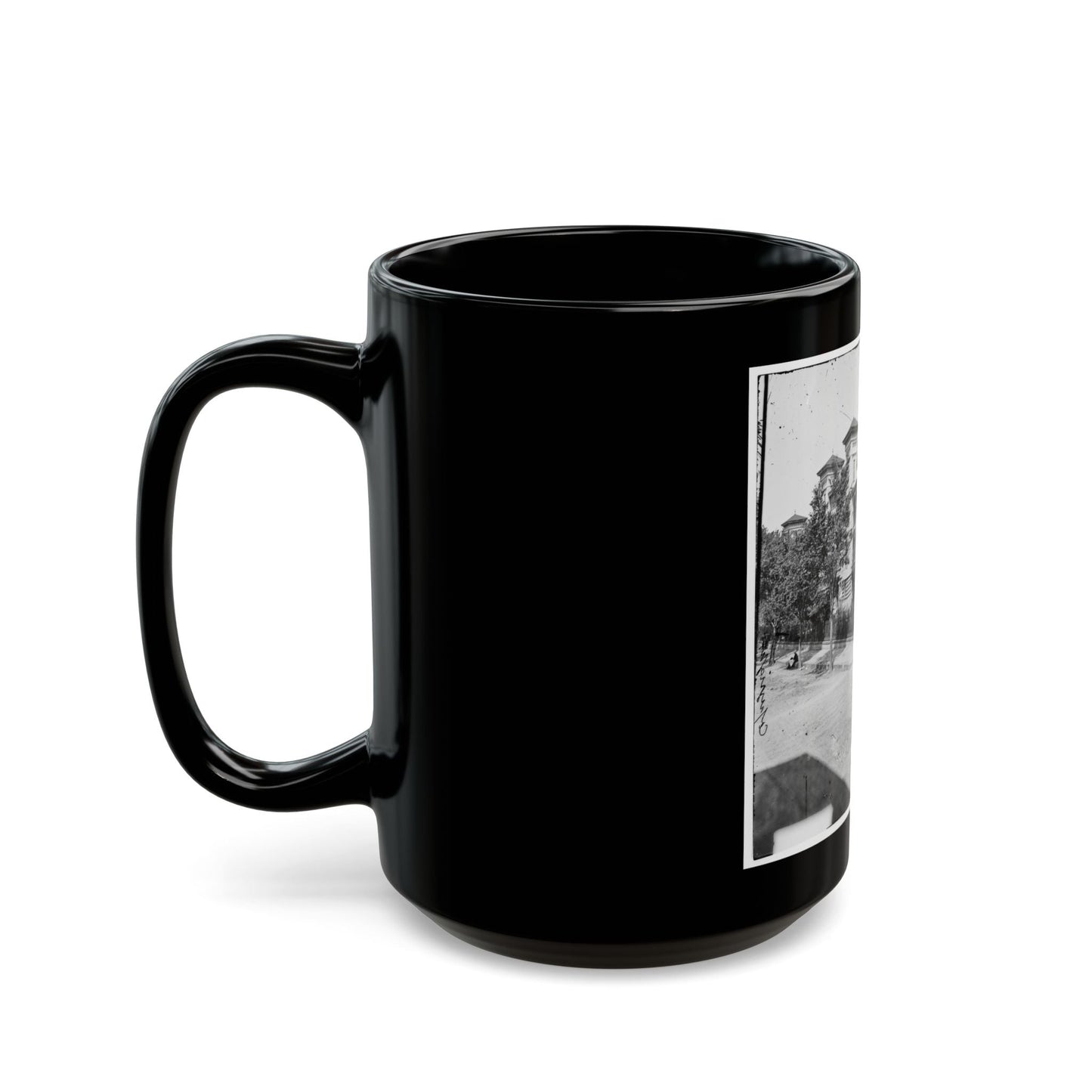 Charleston, S.C. Roper's Hospital; A Closer View (U.S. Civil War) Black Coffee Mug