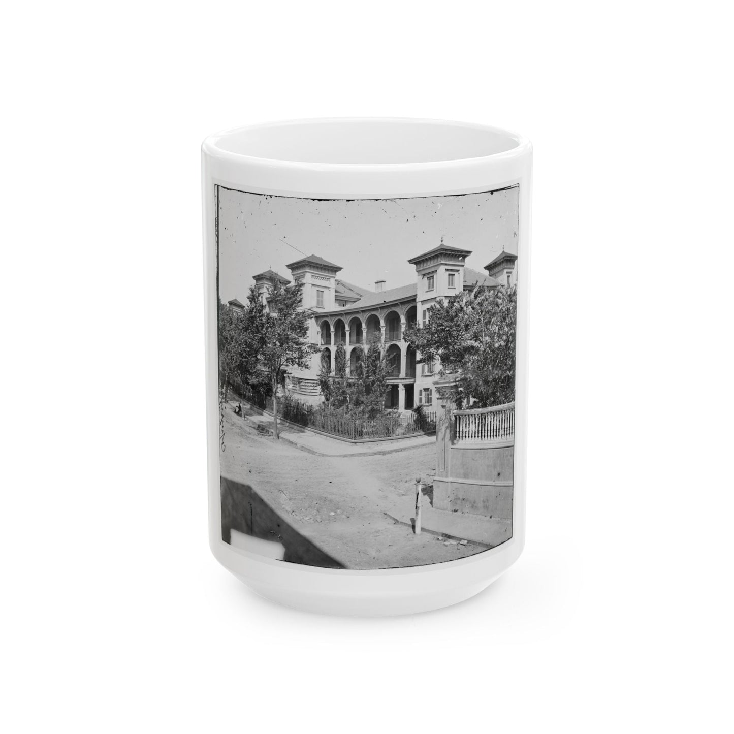 Charleston, S.C. Roper's Hospital; A Closer View (U.S. Civil War) White Coffee Mug