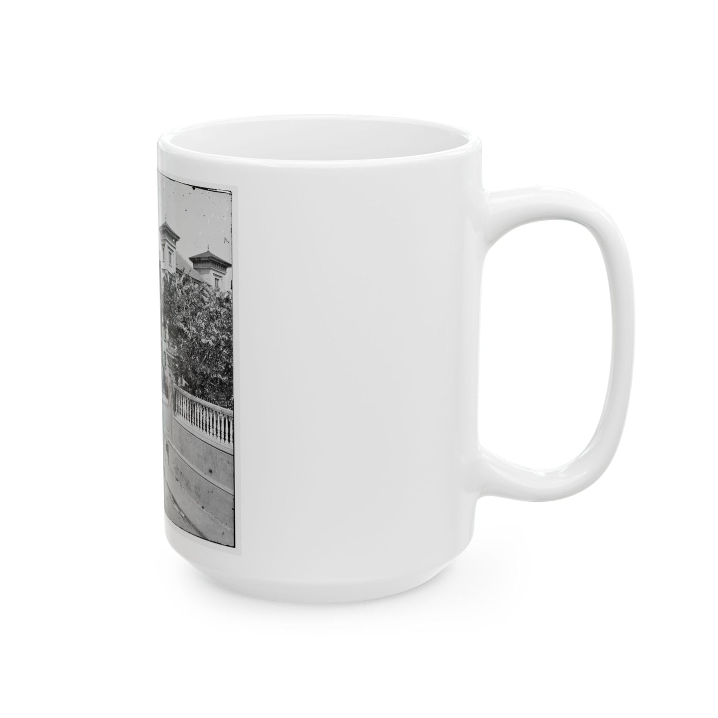 Charleston, S.C. Roper's Hospital; A Closer View (U.S. Civil War) White Coffee Mug