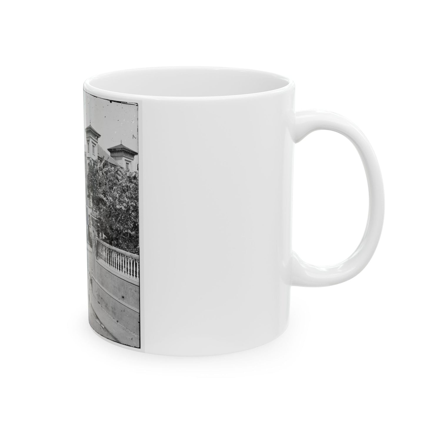 Charleston, S.C. Roper's Hospital; A Closer View (U.S. Civil War) White Coffee Mug