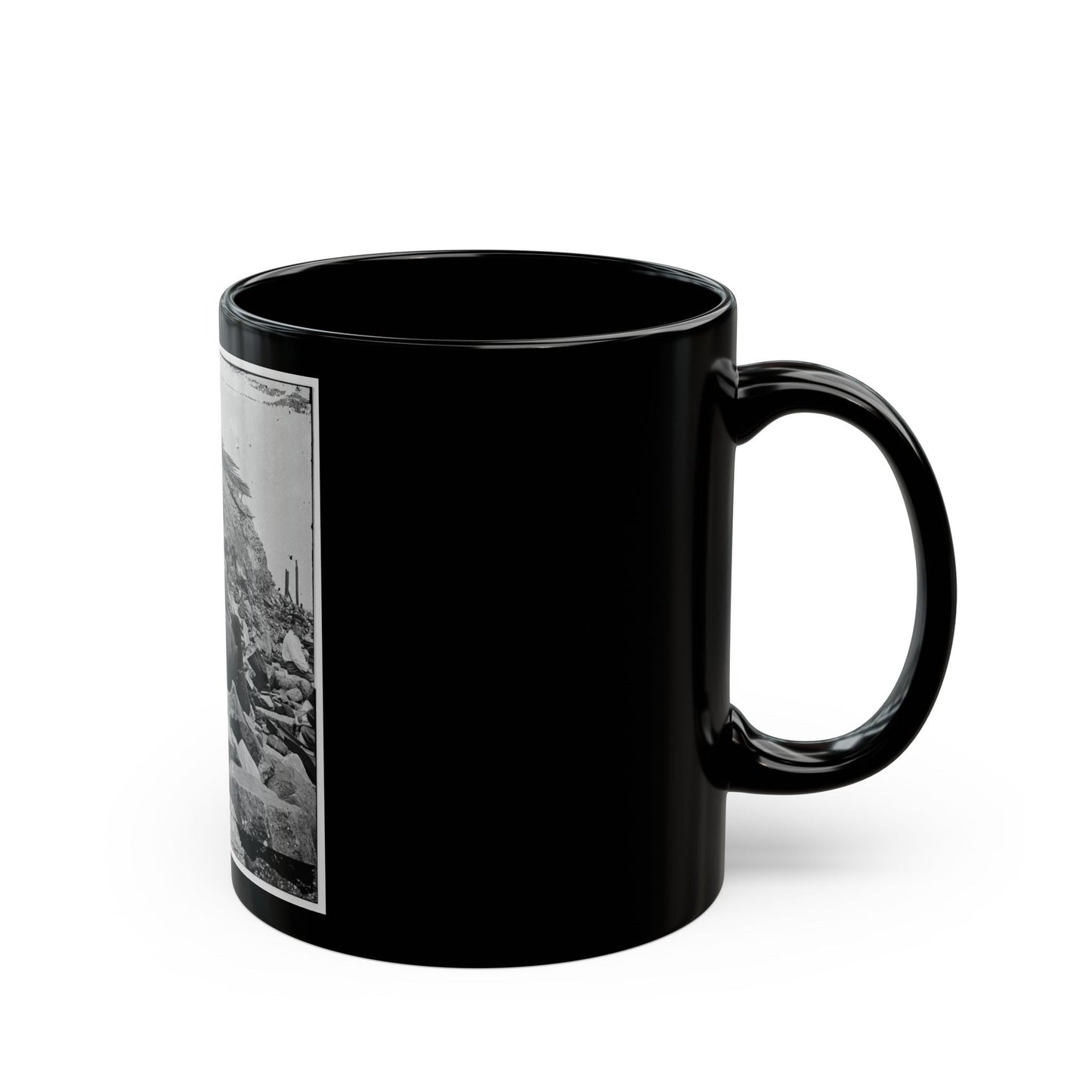 Charleston, S.C. Site Of The Night Attack On Fort Sumter, September 8, 1863 (U.S. Civil War) Black Coffee Mug