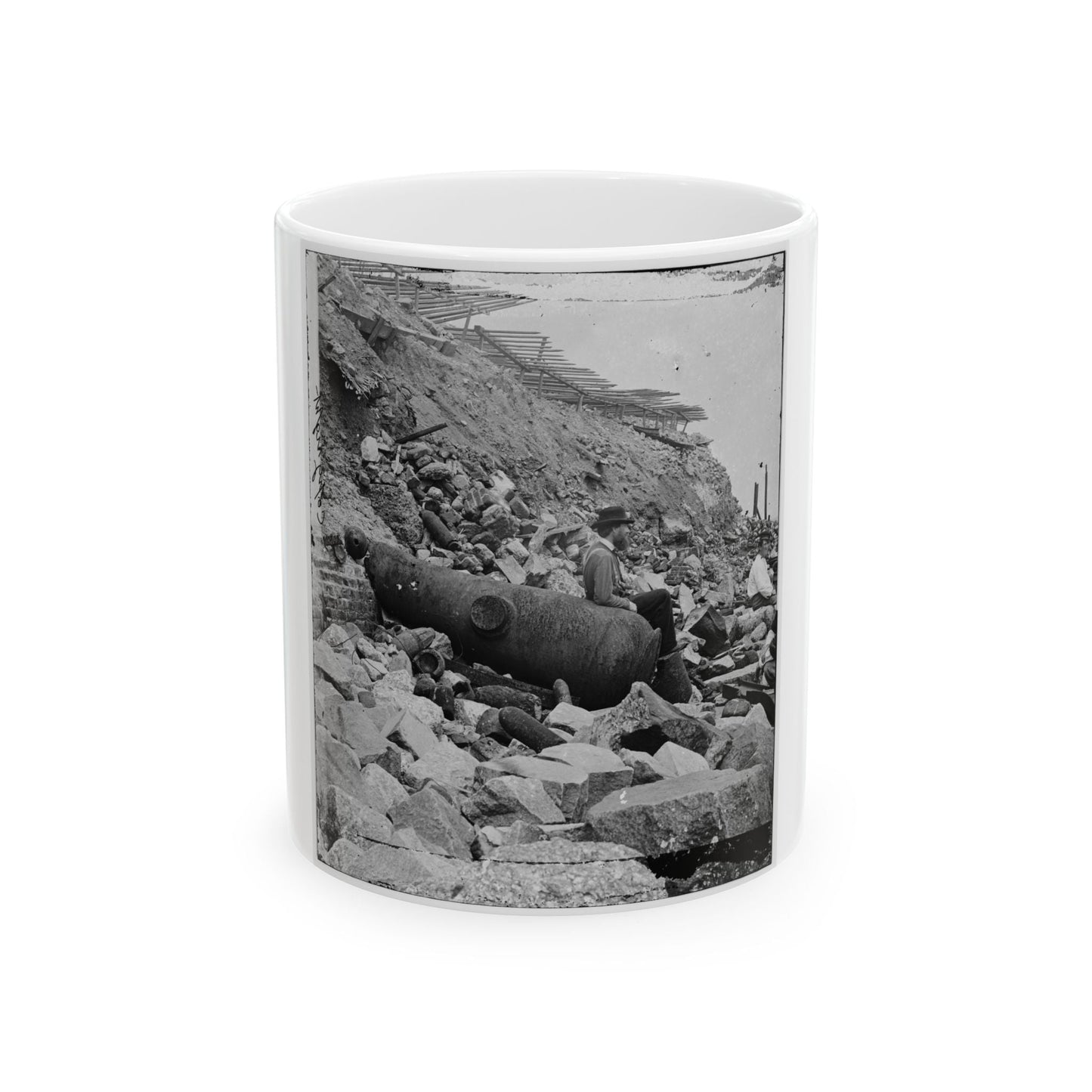 Charleston, S.C. Site Of The Night Attack On Fort Sumter, September 8, 1863 (U.S. Civil War) White Coffee Mug