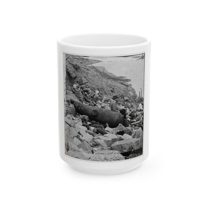 Charleston, S.C. Site Of The Night Attack On Fort Sumter, September 8, 1863 (U.S. Civil War) White Coffee Mug