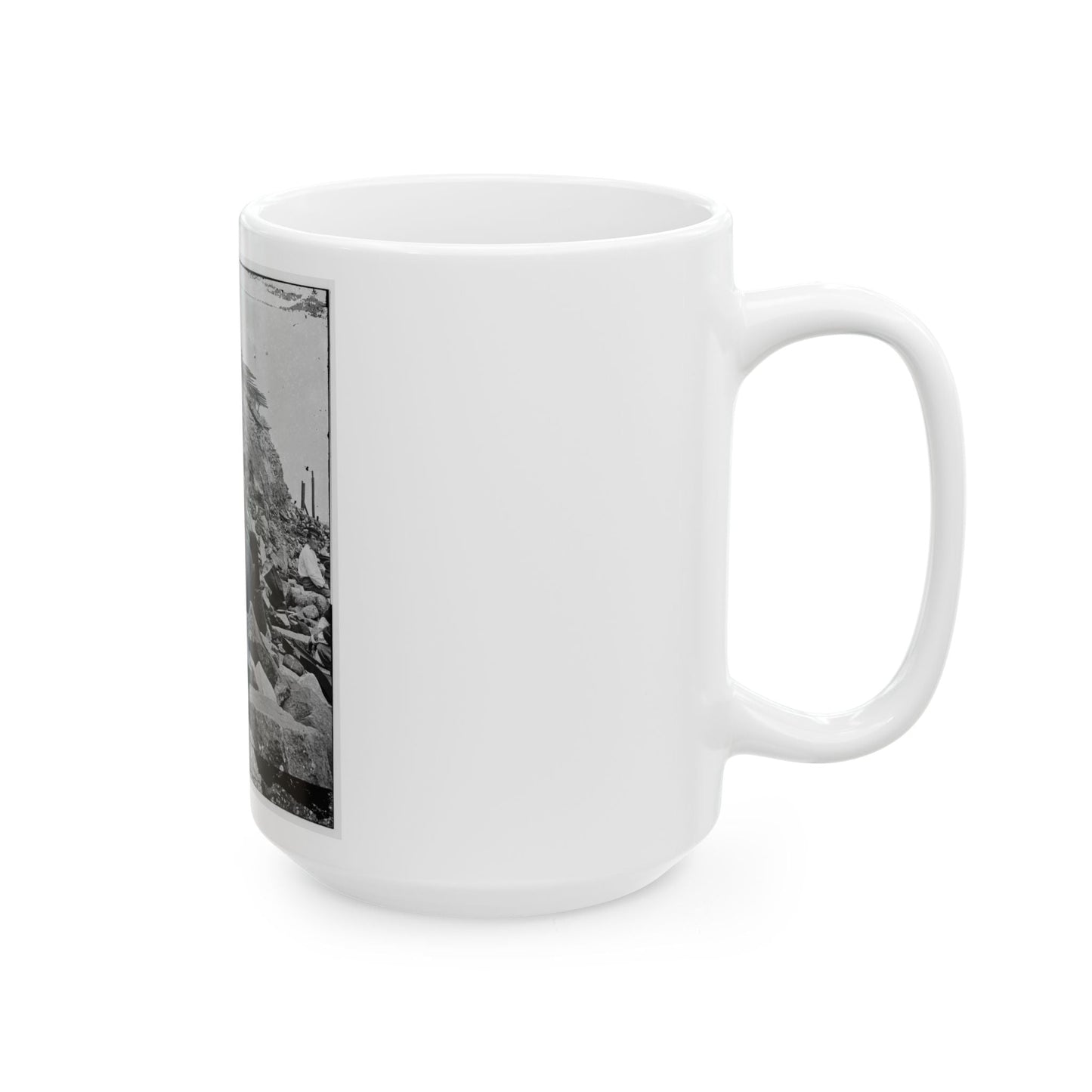 Charleston, S.C. Site Of The Night Attack On Fort Sumter, September 8, 1863 (U.S. Civil War) White Coffee Mug