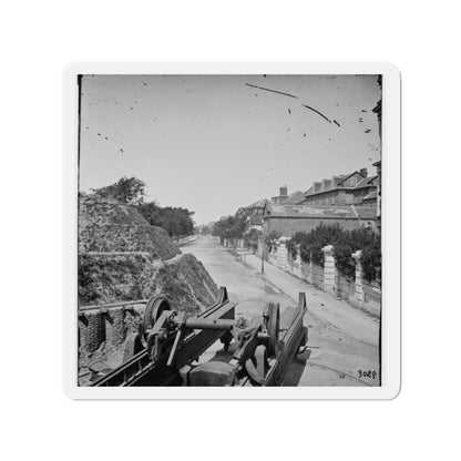 Charleston, S.C. South Battery; Dismantled Blakely Gun In Foreground (U.S. Civil War) Refrigerator Magnet-2" x 2"-The Sticker Space