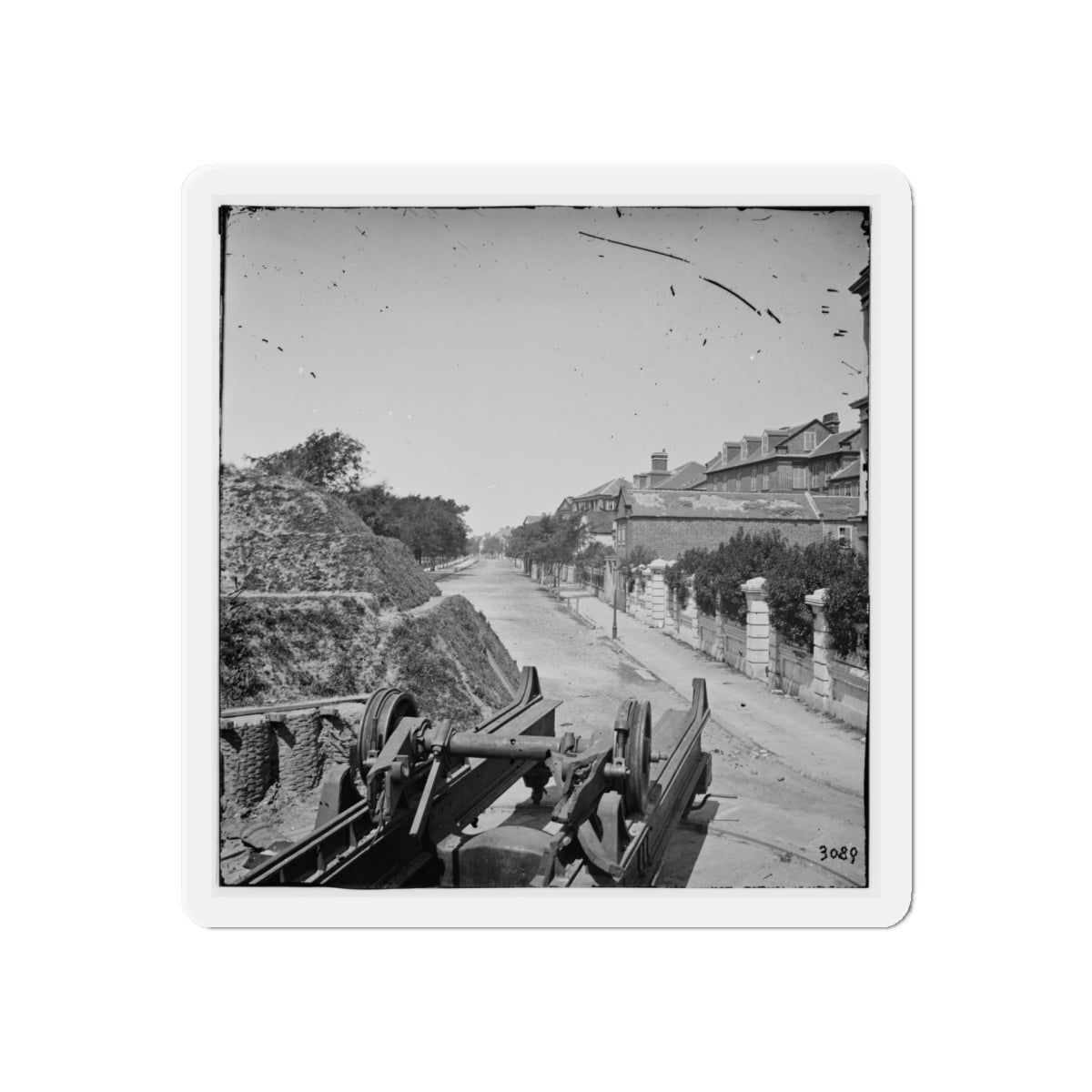 Charleston, S.C. South Battery; Dismantled Blakely Gun In Foreground (U.S. Civil War) Refrigerator Magnet-6 × 6"-The Sticker Space