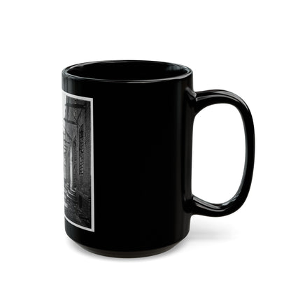 Charleston, S.C. St. Michael's Church (U.S. Civil War) Black Coffee Mug-The Sticker Space