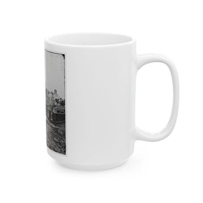 Charleston, S.C. The Citadel Seen Across Marion Square (U.S. Civil War) White Coffee Mug