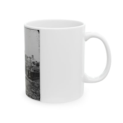 Charleston, S.C. The Citadel Seen Across Marion Square (U.S. Civil War) White Coffee Mug