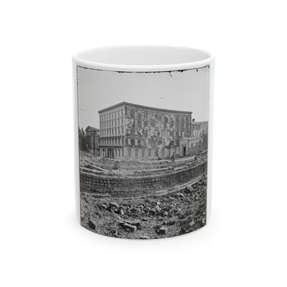 Charleston, S.C. The Fire-Scarred Mills House; Hibernian Hall At Left (U.S. Civil War) White Coffee Mug