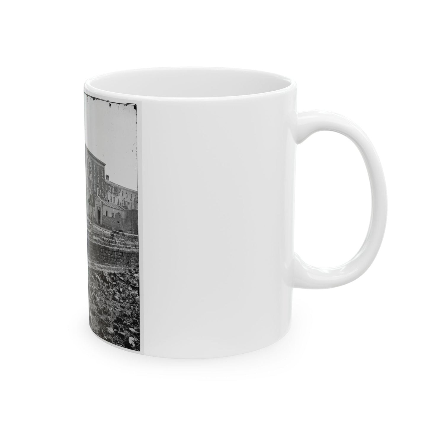 Charleston, S.C. The Fire-Scarred Mills House; Hibernian Hall At Left (U.S. Civil War) White Coffee Mug