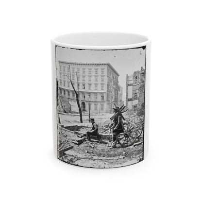 Charleston, S.C. The Mills House, With Adjacent Ruins (U.S. Civil War) White Coffee Mug