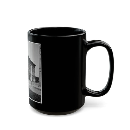 Charleston, S.C. The Old Market House (188 Meeting Street) (U.S. Civil War) Black Coffee Mug-The Sticker Space