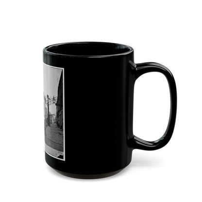 Charleston, S.C. The Post Office (Old Exchange And Custom House, 122 East Bay) (U.S. Civil War) Black Coffee Mug