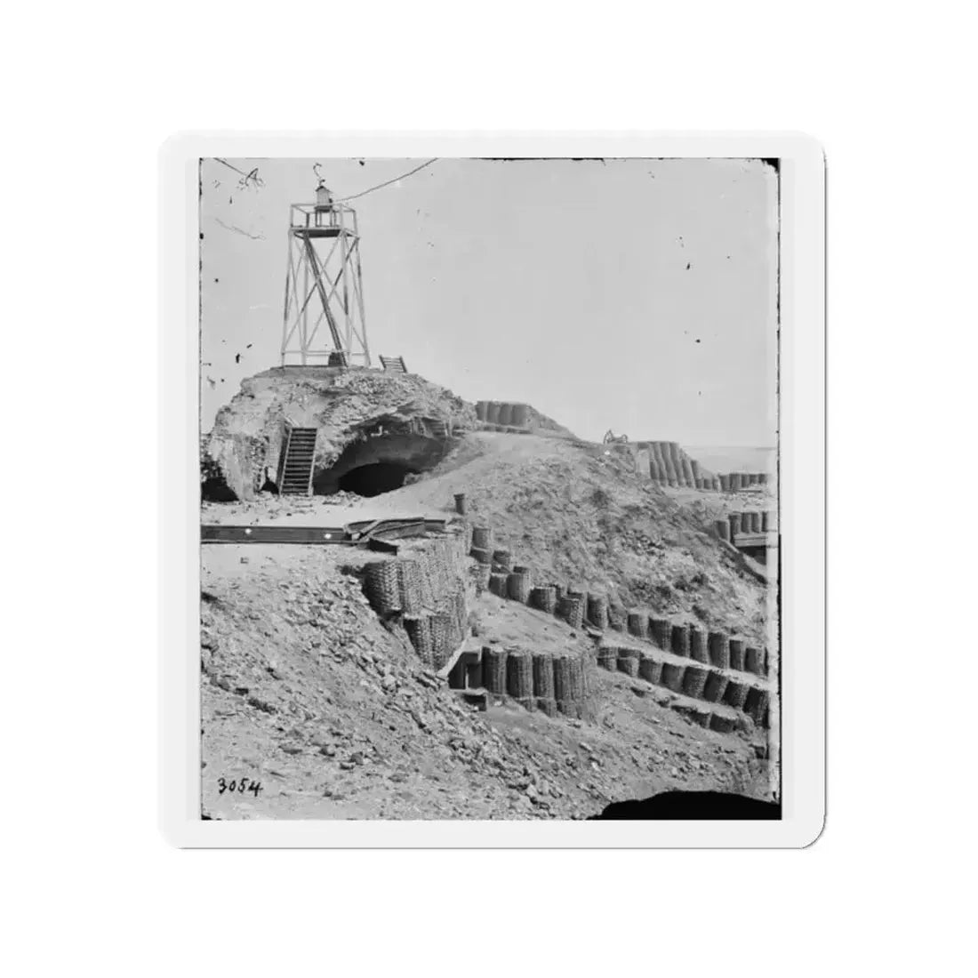 Charleston, S.C. Beacon On Parapet Of Fort Sumter (U.S. Civil War) Refrigerator Magnet - The Sticker Space