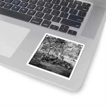 Charleston, S.C. Confederate Torpedoes, Shot, and Shell in the Arsenal Yard (U.S. Civil War) STICKER Vinyl Kiss-Cut Decal - The Sticker Space