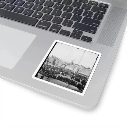 Charleston, S.C. Crowd Inside Fort Sumter; Another View (U.S. Civil War) STICKER Vinyl Kiss-Cut Decal - The Sticker Space