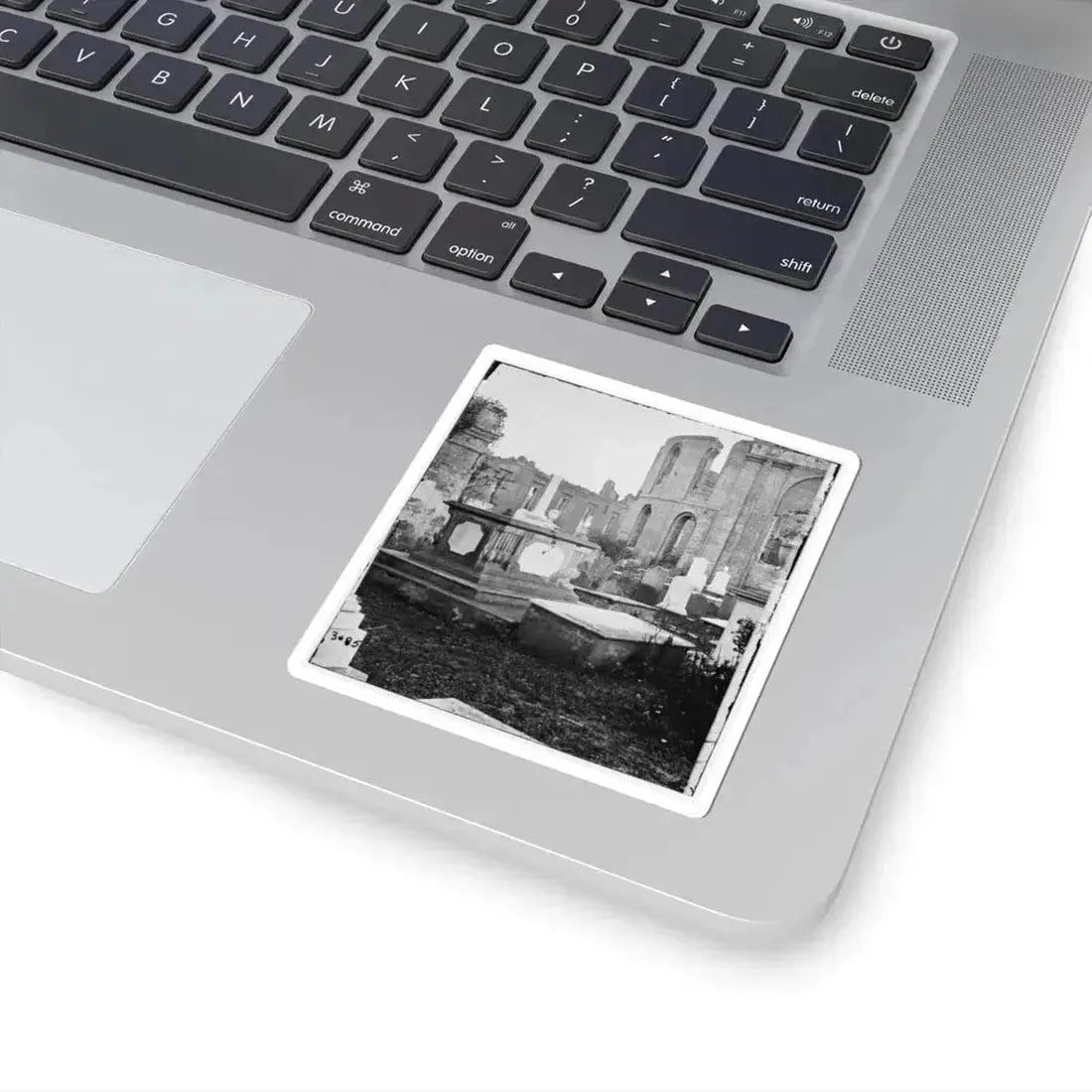 Charleston, S.C. Graveyard of the Ruined Circular Church (U.S. Civil War) STICKER Vinyl Kiss-Cut Decal - The Sticker Space